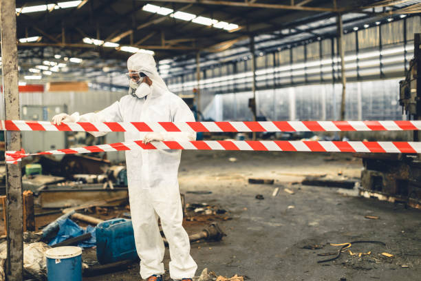 Professional Hoarding Cleanup technician working in Dawson, GA